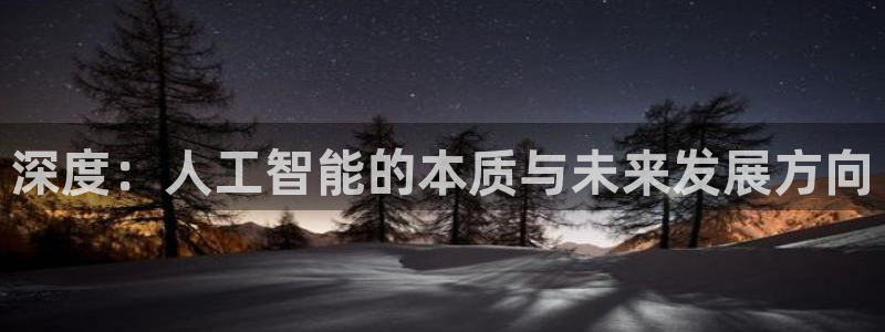 深度：人工智能的本质与未来发展方向