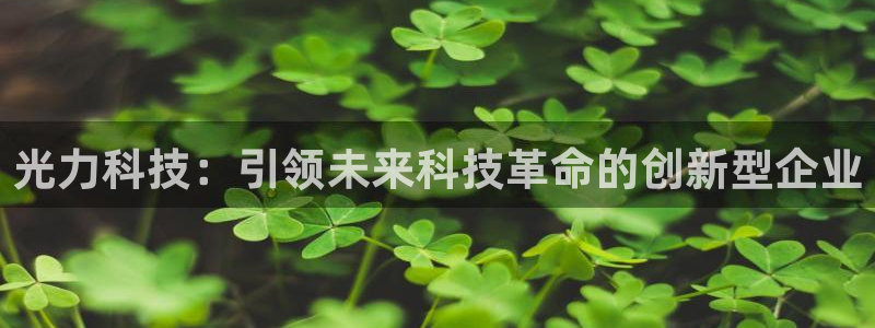 光力科技：引领未来科技革命的创新型企业