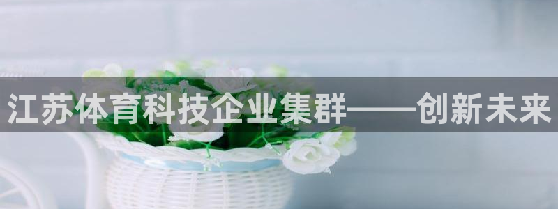 江苏体育科技企业集群——创新未来