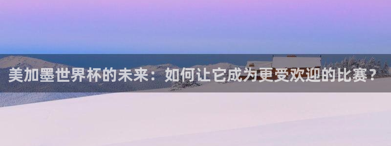 美加墨世界杯的未来：如何让它成为更受欢迎的比赛？